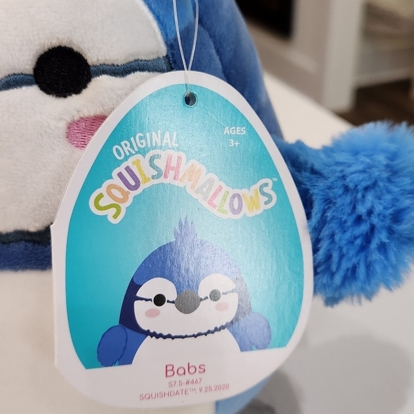 Squishmallows 7.5" Bluebird-New-2022 (Babs) - Picture 2 of 7